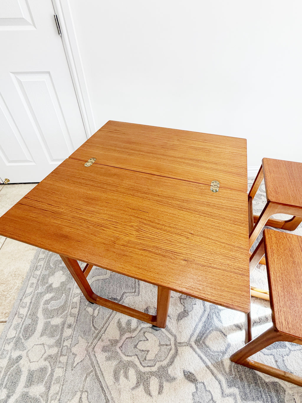 McIntosh Triform Teak Metamorphic Nest of Tables