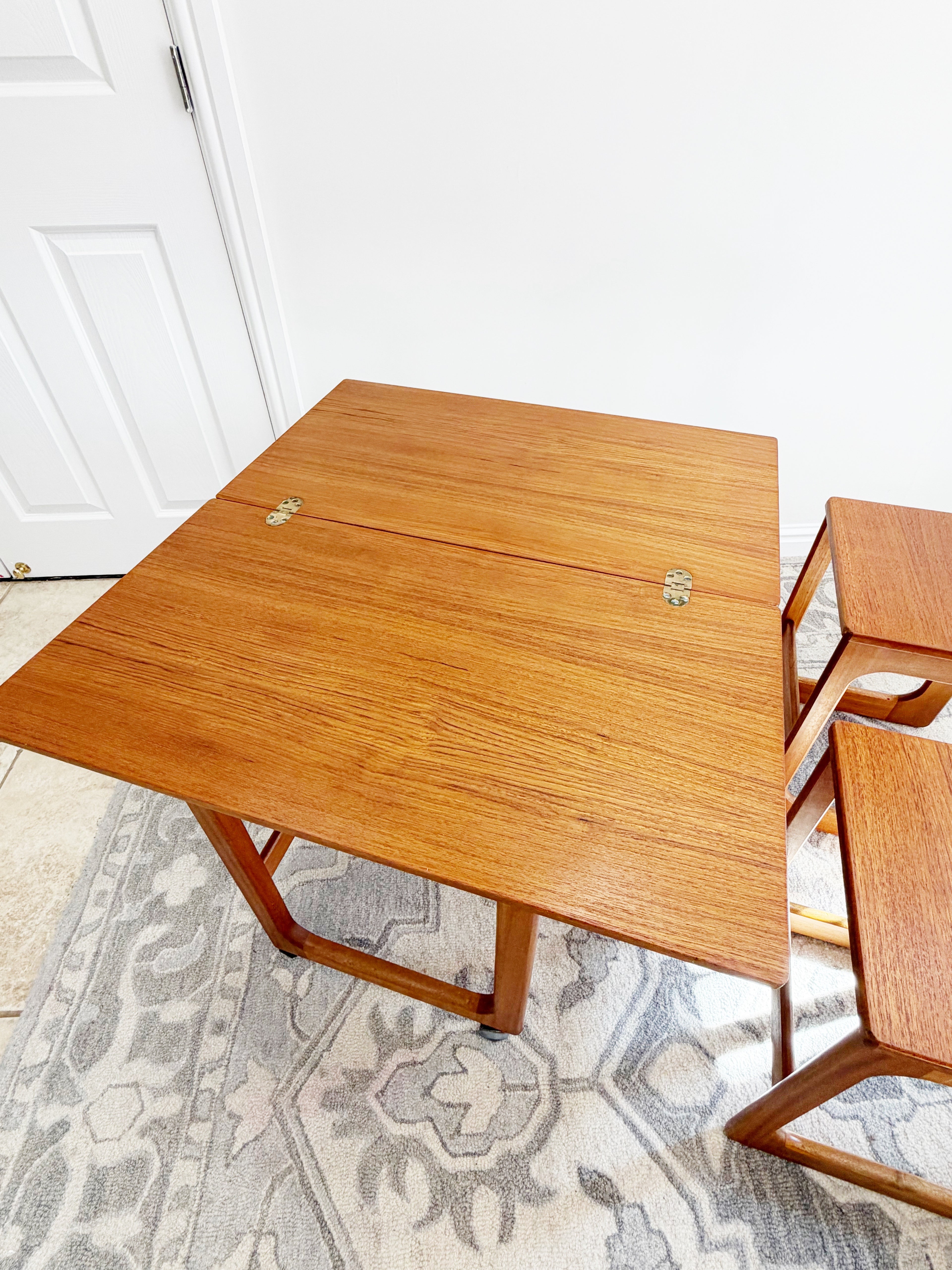 McIntosh Triform Teak Metamorphic Nest of Tables