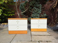 Pair of 1960s Mid Century Teak and Formica Bedside Cabinets by Stag.