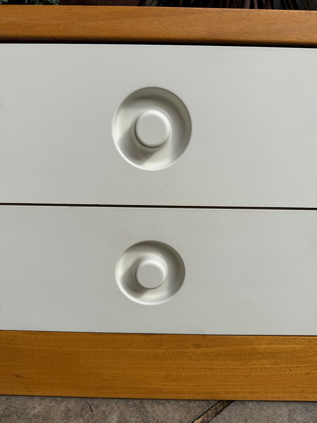 Pair of 1960s Mid Century Teak and Formica Bedside Cabinets by Stag.