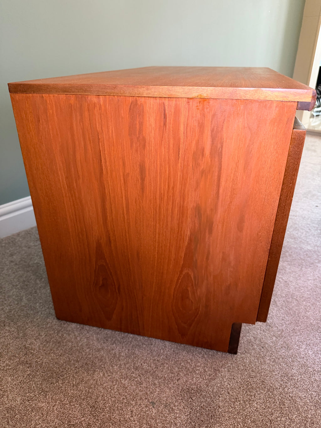 Nathan Squares Teak Small Sideboard/ TV Unit