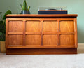 Nathan Squares Teak Small Sideboard/ TV Unit