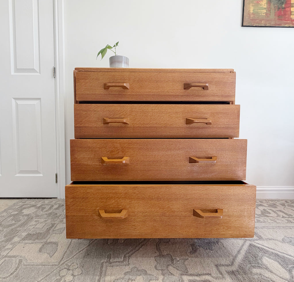 Oak Midcentury G Plan Brandon Range Chest of Drawers c.1960s