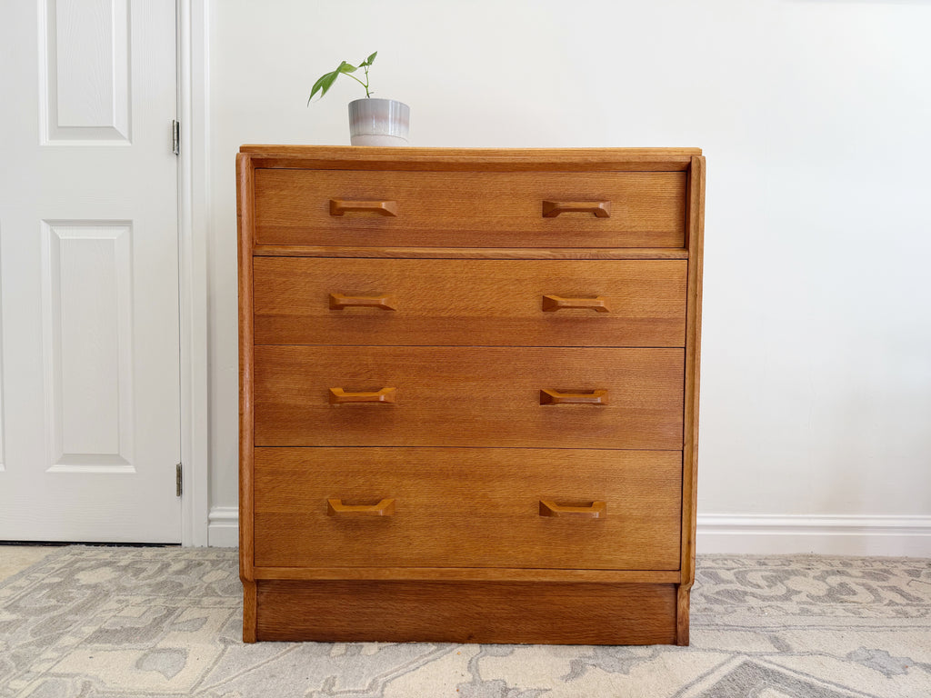 Oak Midcentury G Plan Brandon Range Chest of Drawers c.1960s